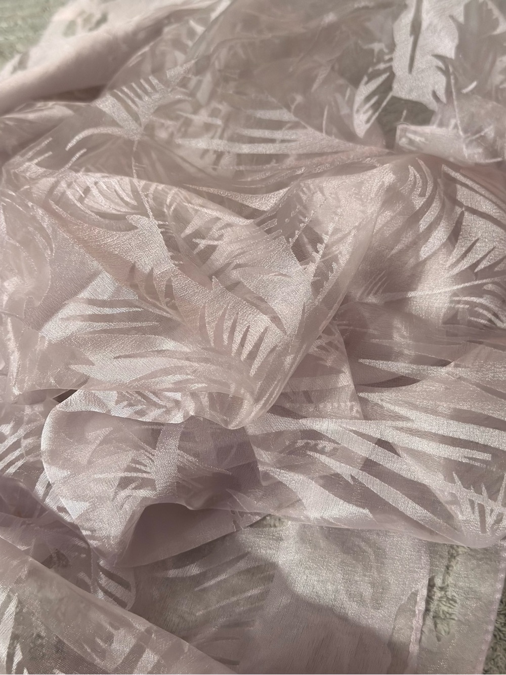 Light Pink Sheer Women's Scarf 34/35 inches